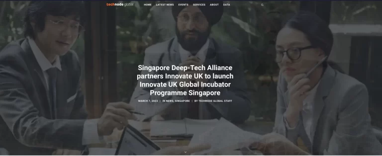 Eyelit Technologies selected to join Innovate UK Global Incubator Programme Singapore