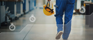 workman walking