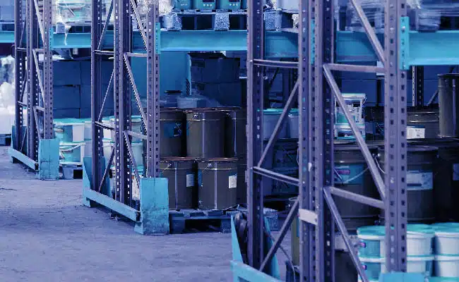 inventory in a warehouse