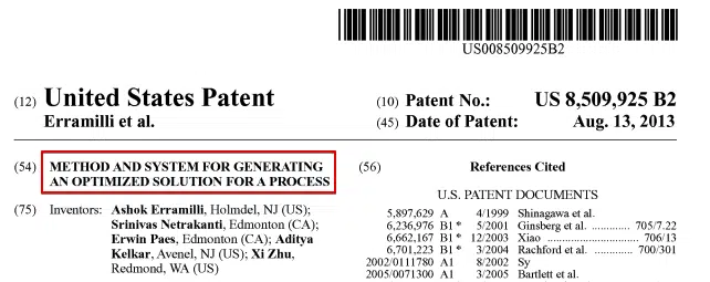 Optimization Technology Patent