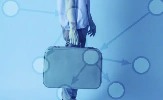 traveling salesman graphic
