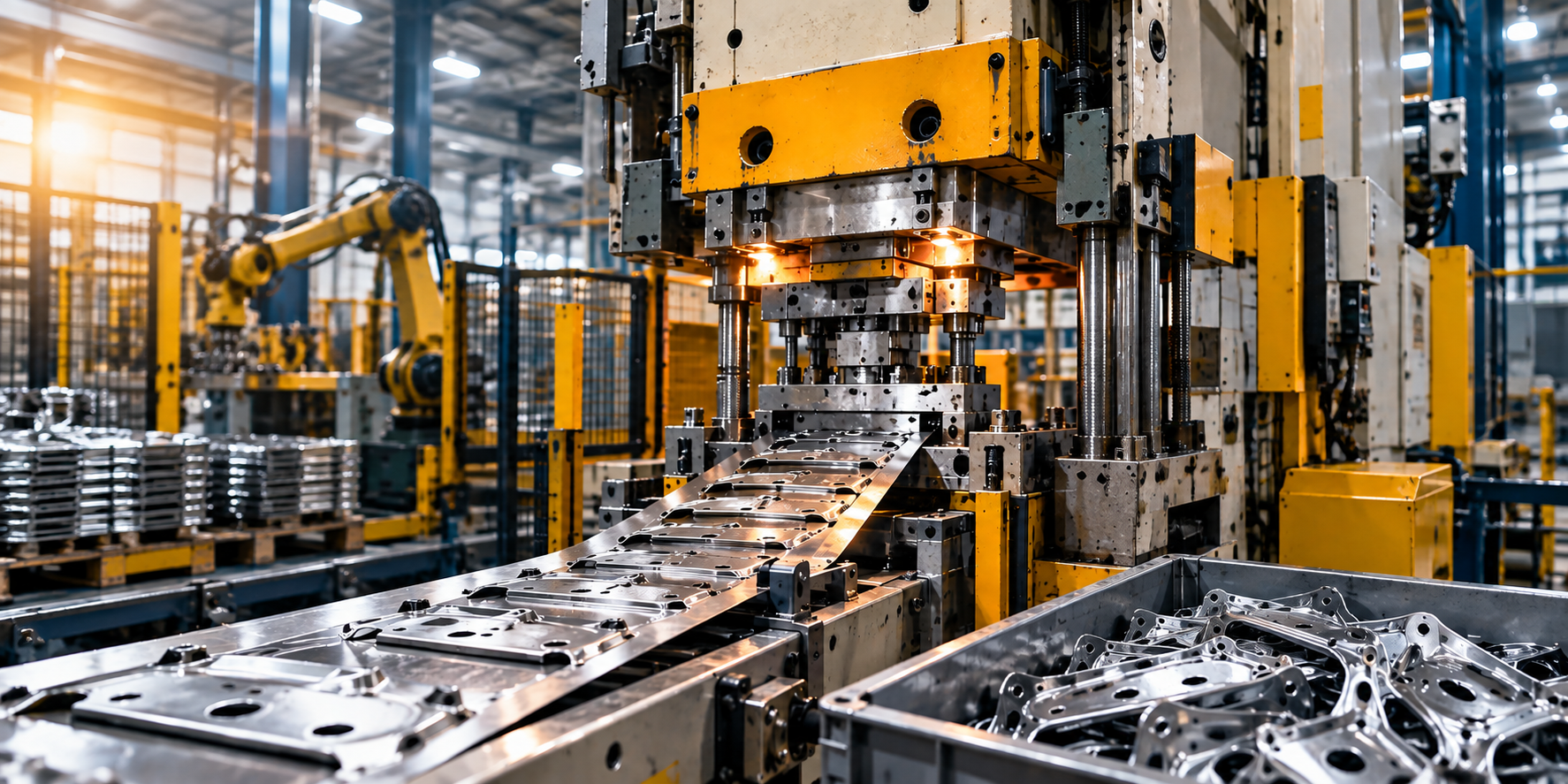 Auto Stamping Press High Volume Parts Scheduling – Case Study
