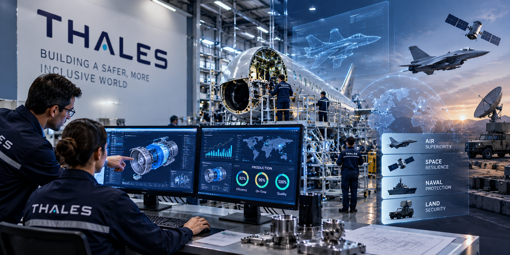 Case Study – Thales Transforming Productivity in High Complexity Manufacturing for the Aerospace and Defense Sector