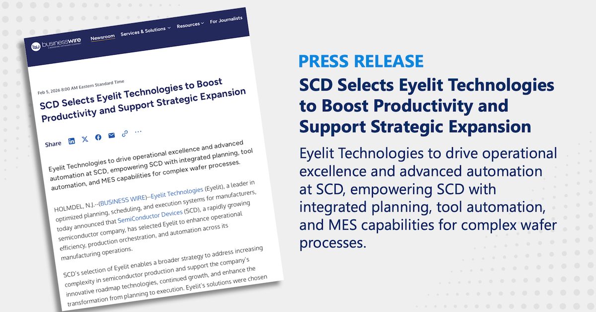 SCD Selects Eyelit Technologies to Boost Productivity and Support Strategic Expansion